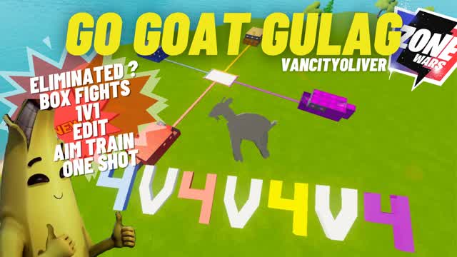 GO GOAT 🐐 GULAG ZONE WARS 4V4V4V4