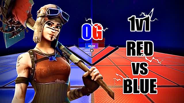 RED VS BLUE 1V1 BUILD FIGHTS (16Players)