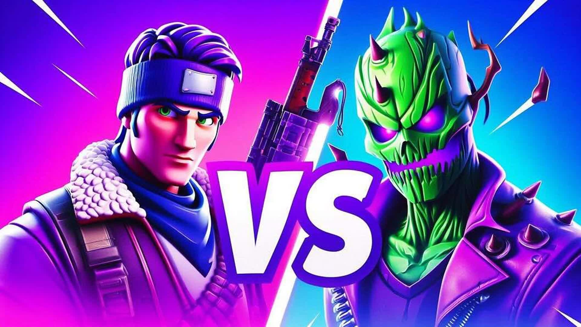 🏆GREEN VS PURPLE WITH SUPERPOWERS🏆