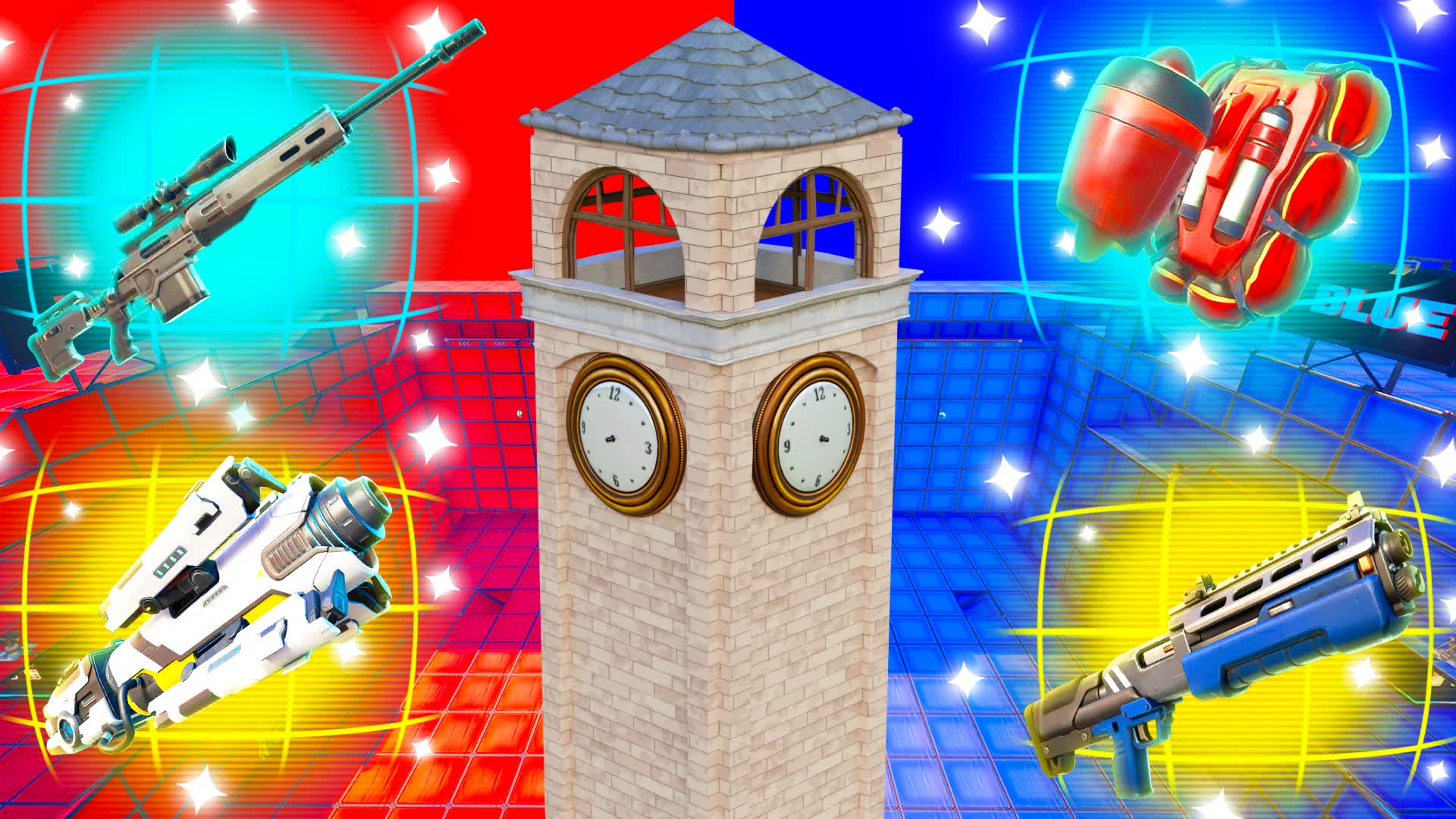 NEW TILTED RED VS BLUE