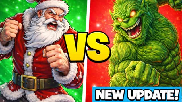 🎅🏻 SANTA VS GRINCH 🐸 - RED VS GREEN