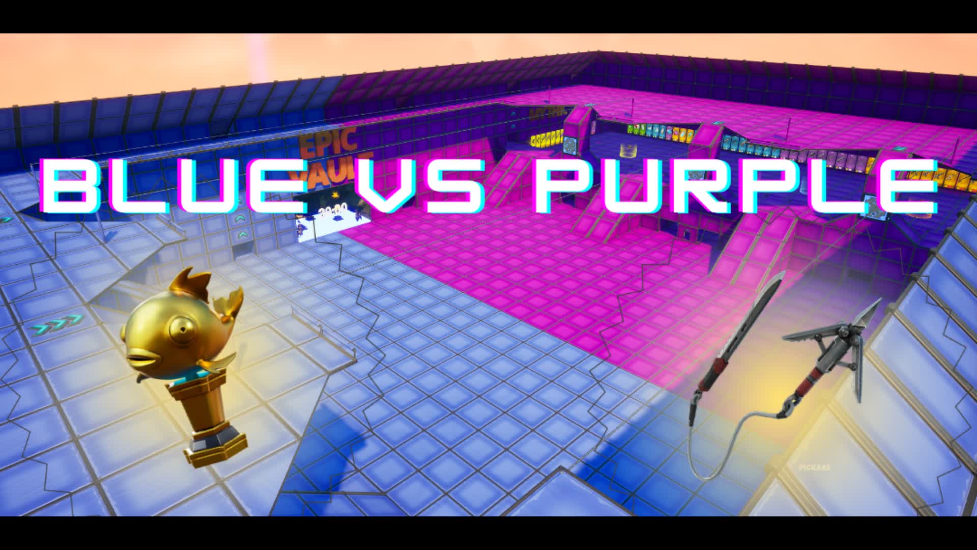 💙💜EPIC BLUE VS PURPLE💜💙 048789657916 من ابتكار lohtzy Fortnite