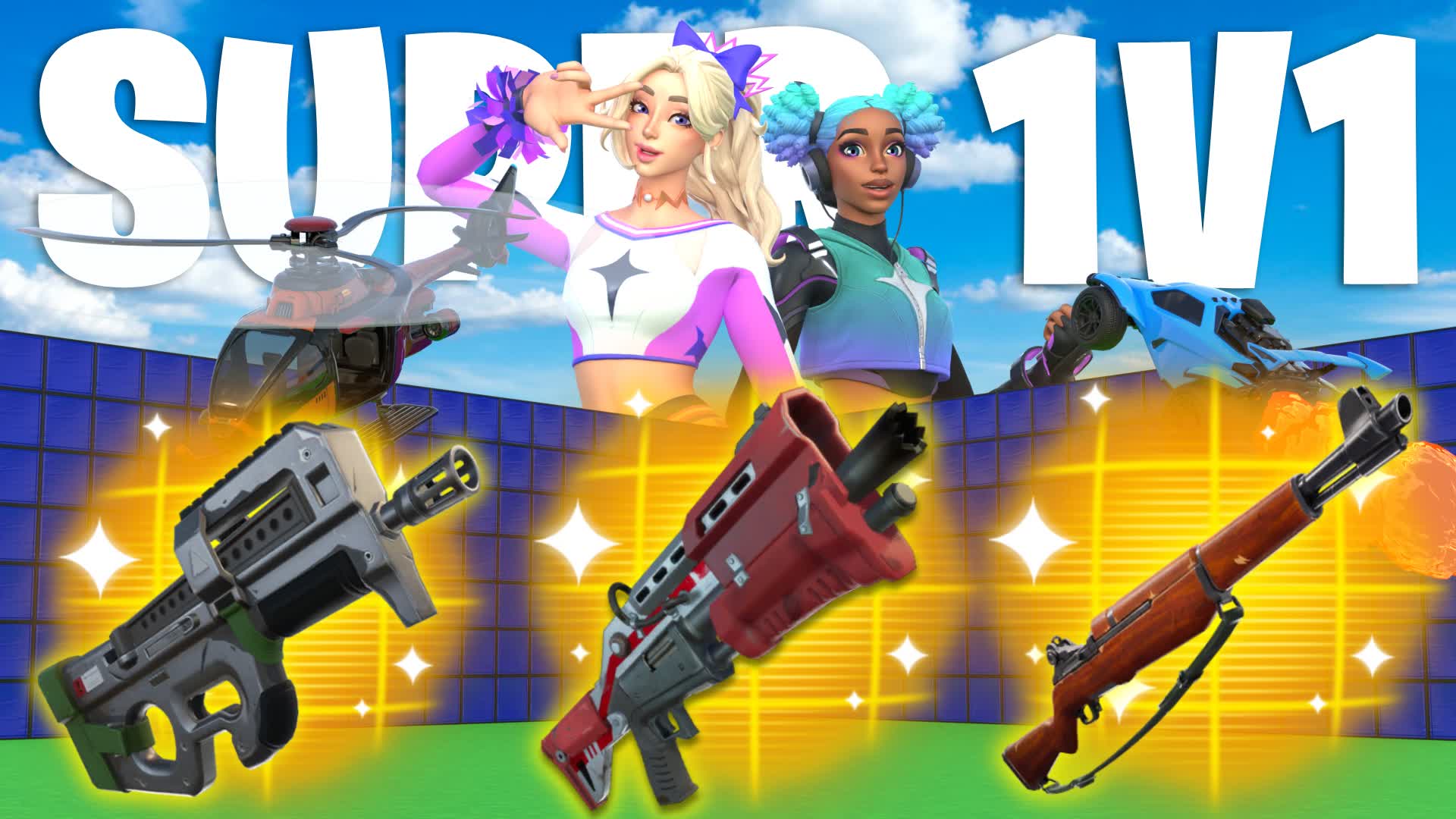 SUPER 1V1 FFA - ALL GUNS  كل الاسلحة