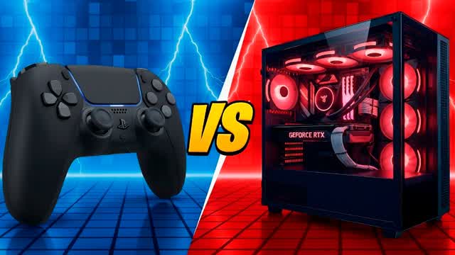 ULTIMATE PC VS CONSOLE RED VS BLUE🔴🔵