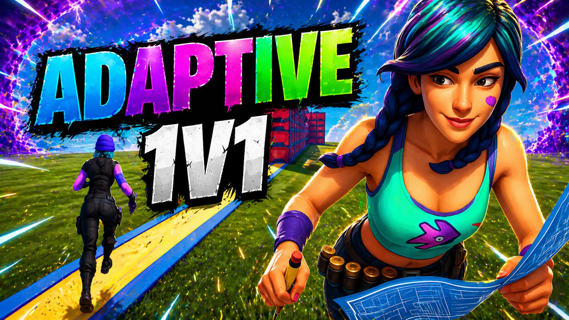1V1 ADAPTIVE 1V1V1 PRACTICE