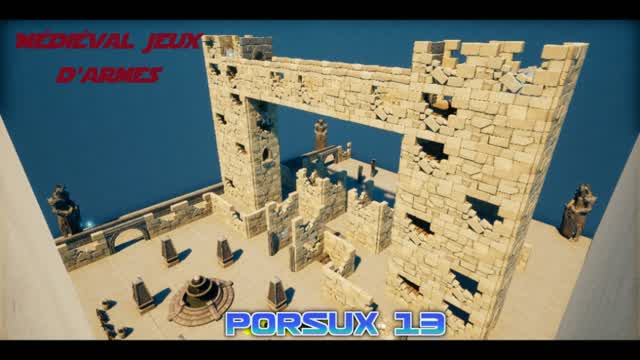 Médiéval jeux d'arme