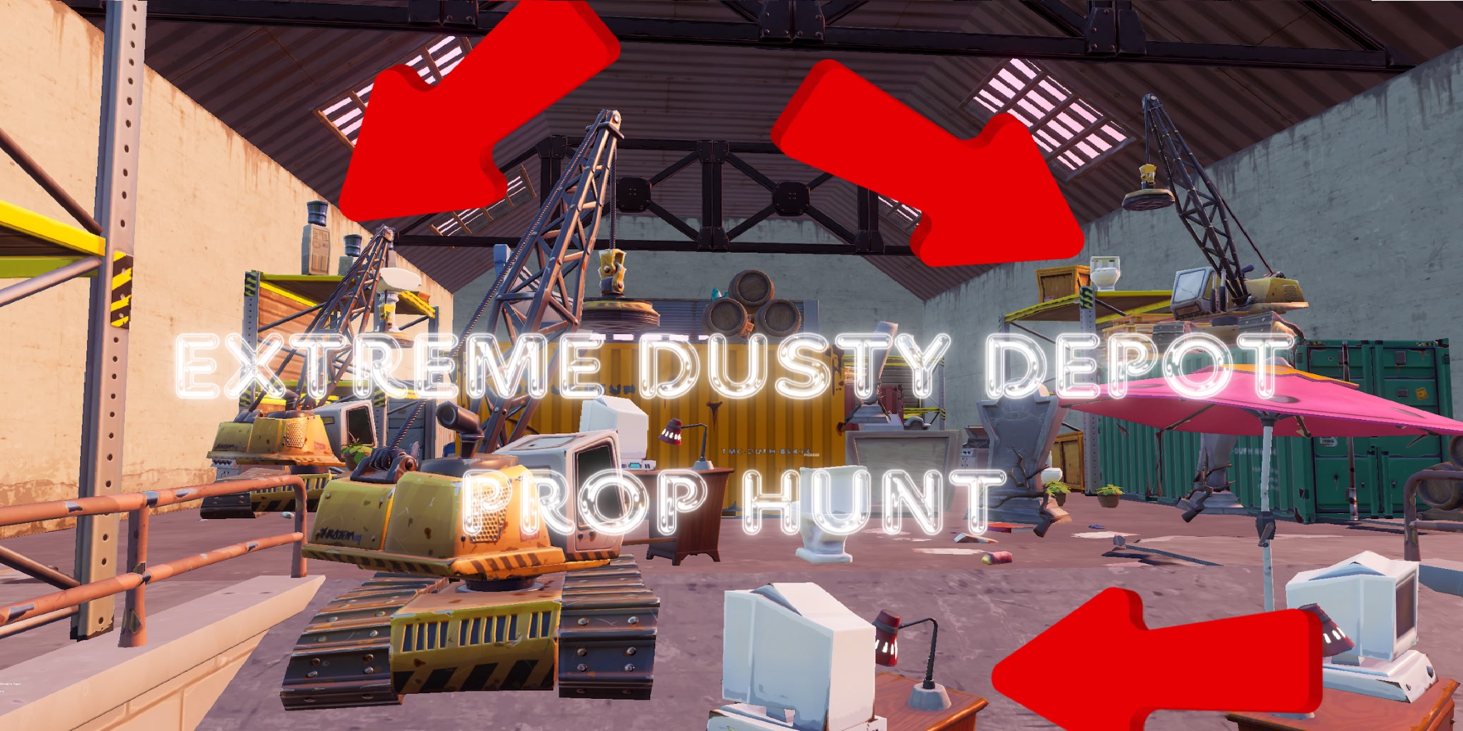 Dusty Depot Prop Hunt 1552-9186-4833 by localboss - Fortnite Creative ...