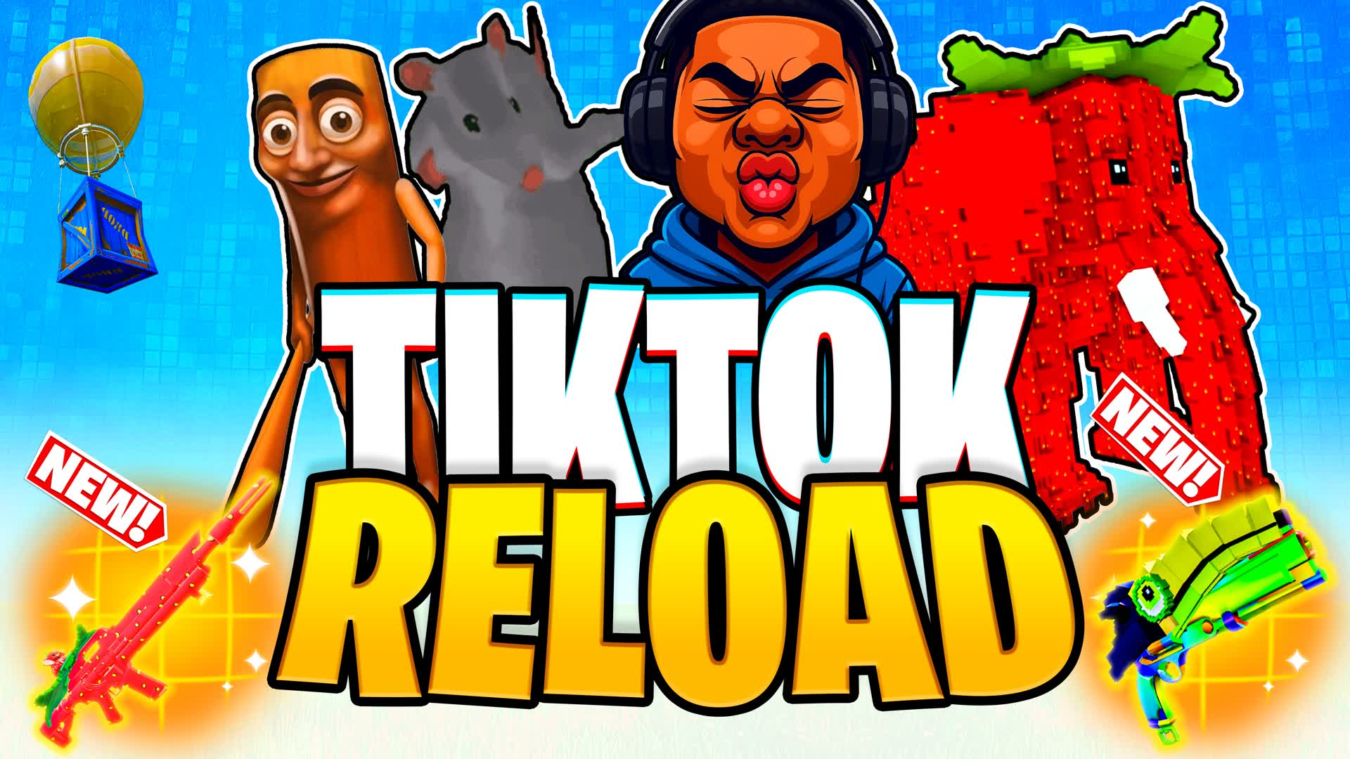 TIKTOK RELOAD 1v1v1 1v1 REALISTICS MEME