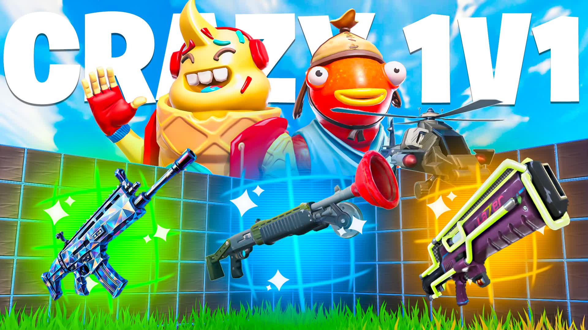 1V1 WITH EVERY GUN CHRISTMAS !