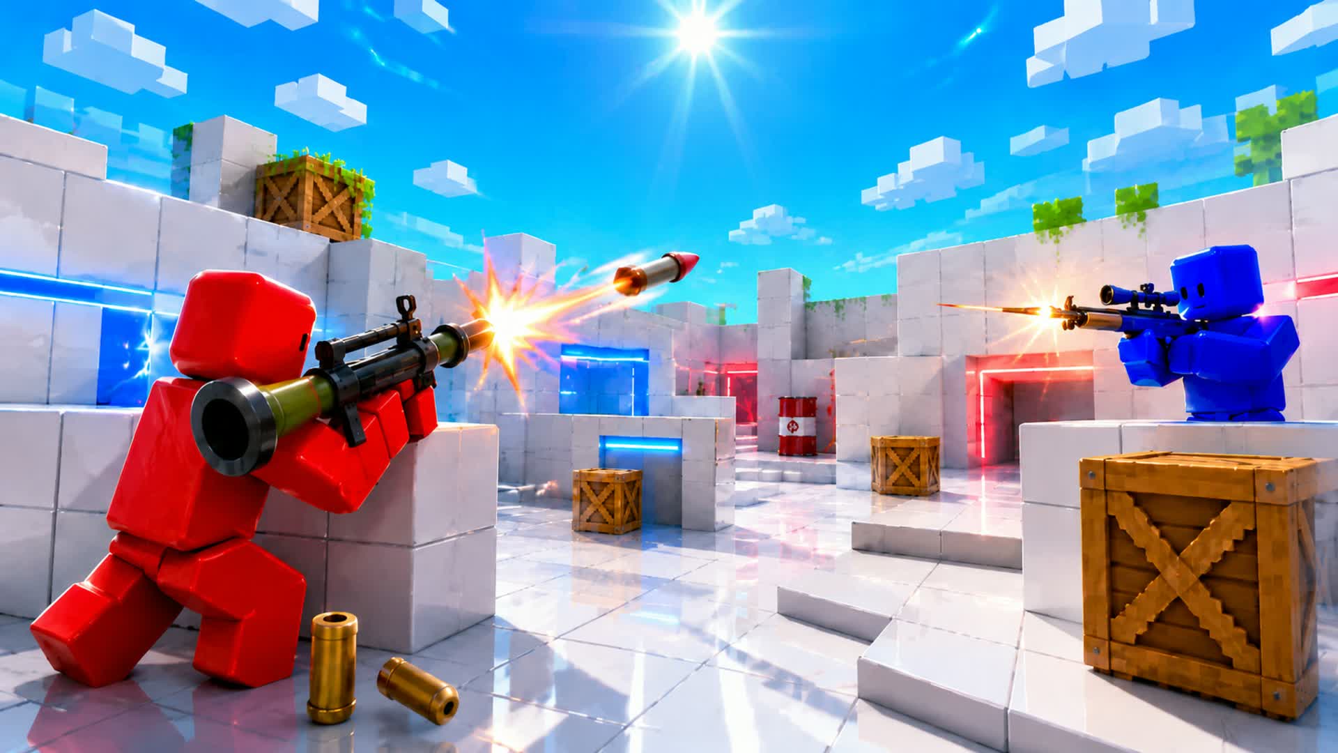 RED VS BLUE 🔴🔵 CONTEST NUKE