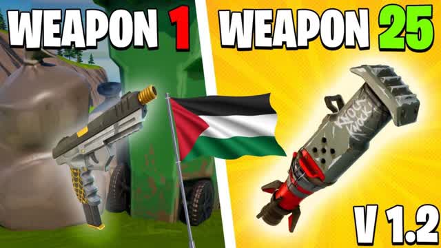TILTED TOWERS GUN GAME