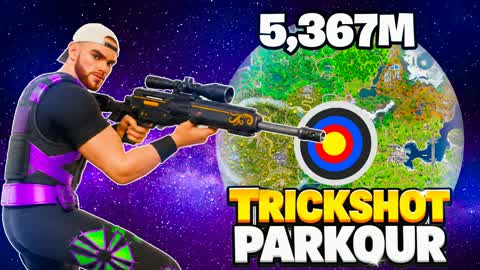 MEGA TRICKSHOT PARKOUR🎯100+LEVELS