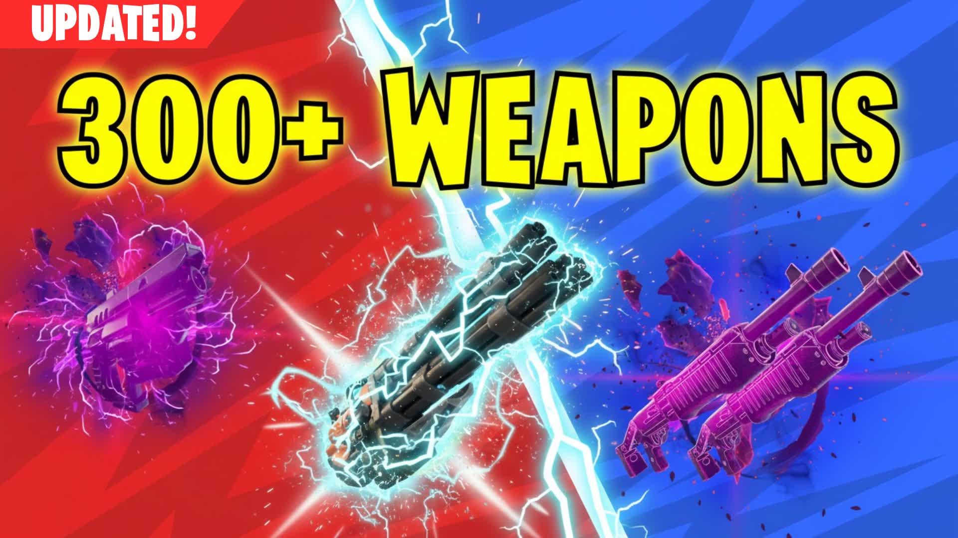 🔴RED VS BLUE 🔵 300+ WEAPONS!
