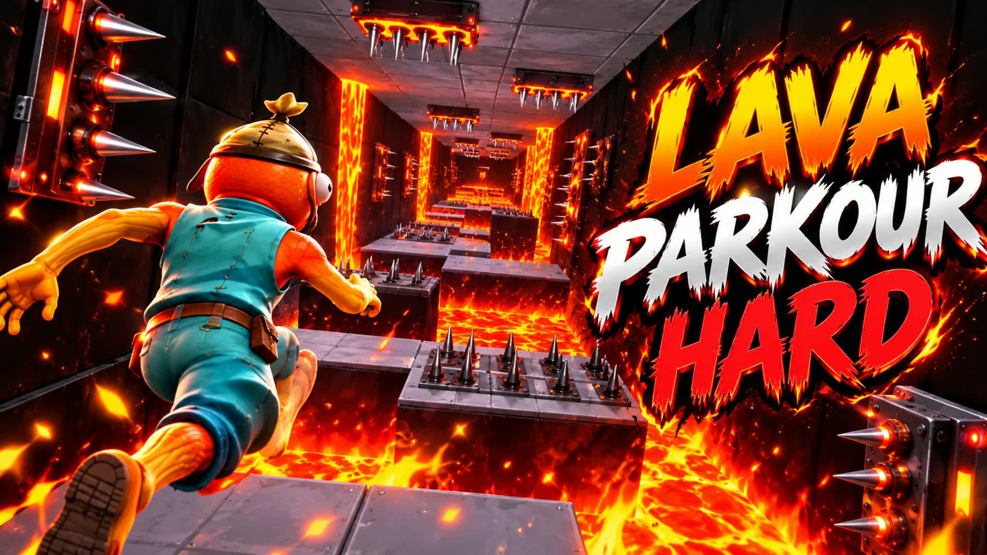 🔥🔥LAVA PARKOUR HARD 🌋🌋