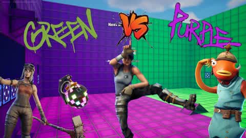 Green vs Purple
