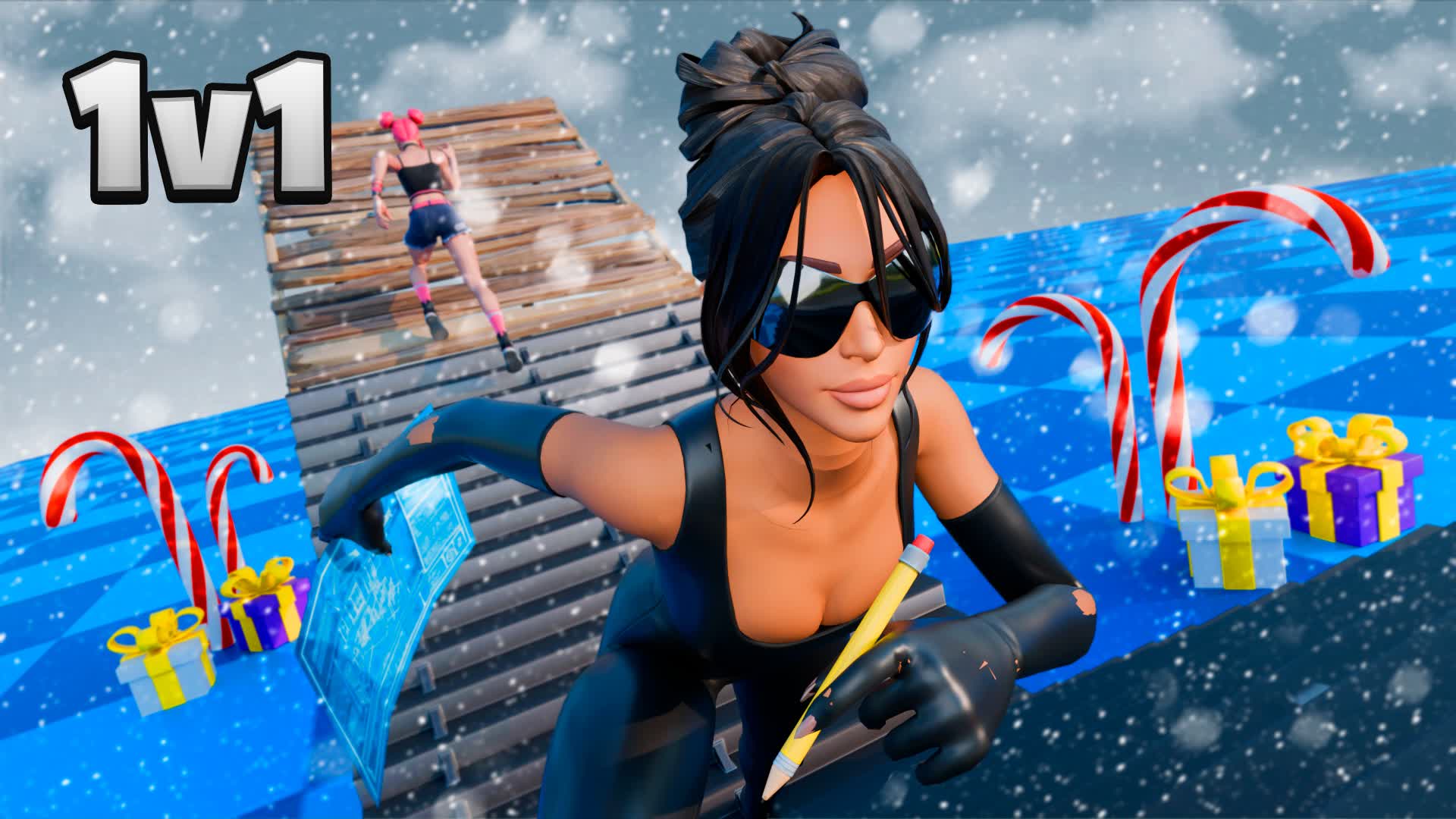 CHRISTMAS🎅 SRJ 1V1 BUILD FIGHT