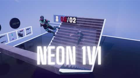 1V1 NEON BUILD FIGHTS