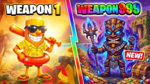 🌴GUN GAME ONE SHOT BEACH🎯