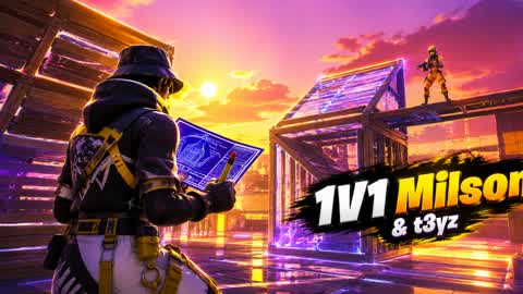 1V1 BUILD FIGHT { Milson & t3yz }