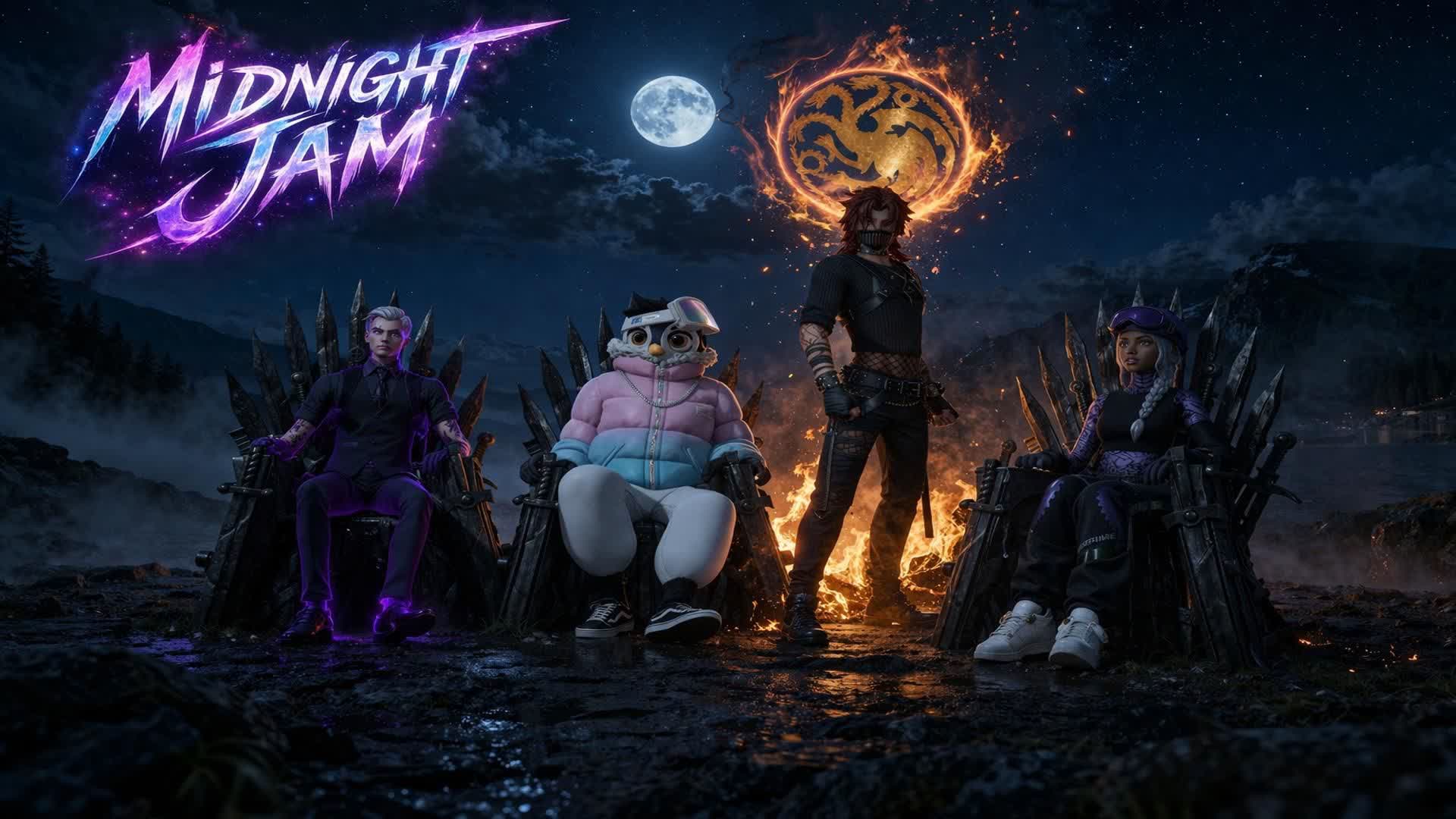 フレンドとミッドナイトジャム