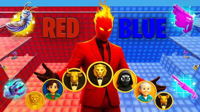 SQUID MEDALLIONS RED VS BLUE đŽđ”