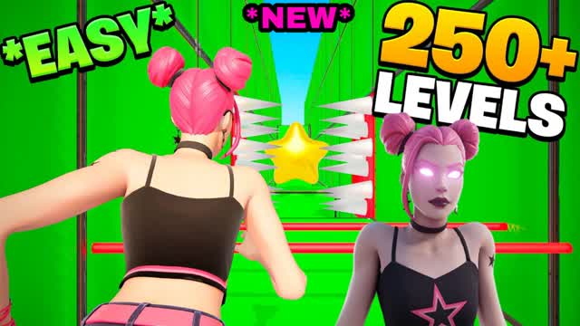 👑DEFAULT PARKOUR 250+ LEVELS⭐EASY⭐1V1