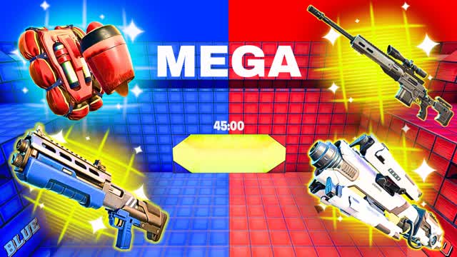 MEGA VAULT RED VS BLUE 🔴🔵