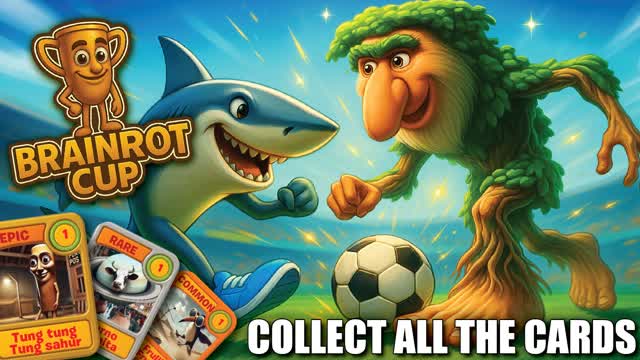 BRAINROT CUP Collectibles Soccer Cards