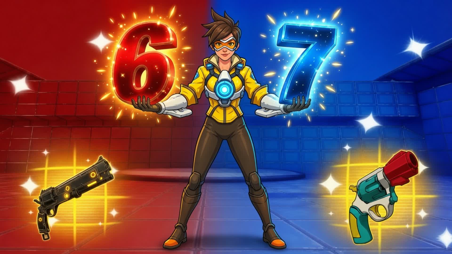 TRACER RED VS BLUE🔴🔵67 🌈