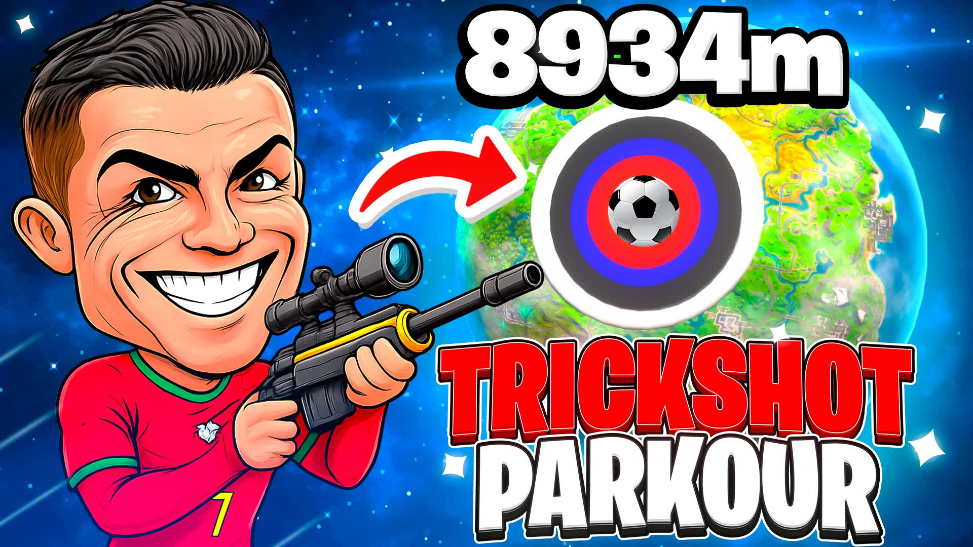 FOOTBALL TRICKSHOT PARKOUR🎯SUPER EASY