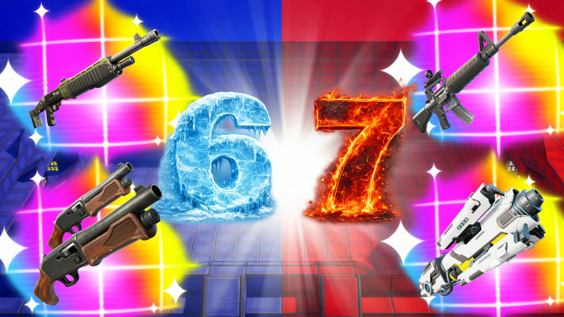 RED VS BLUE🔴🔵 67 SIXSEVEN EDITION