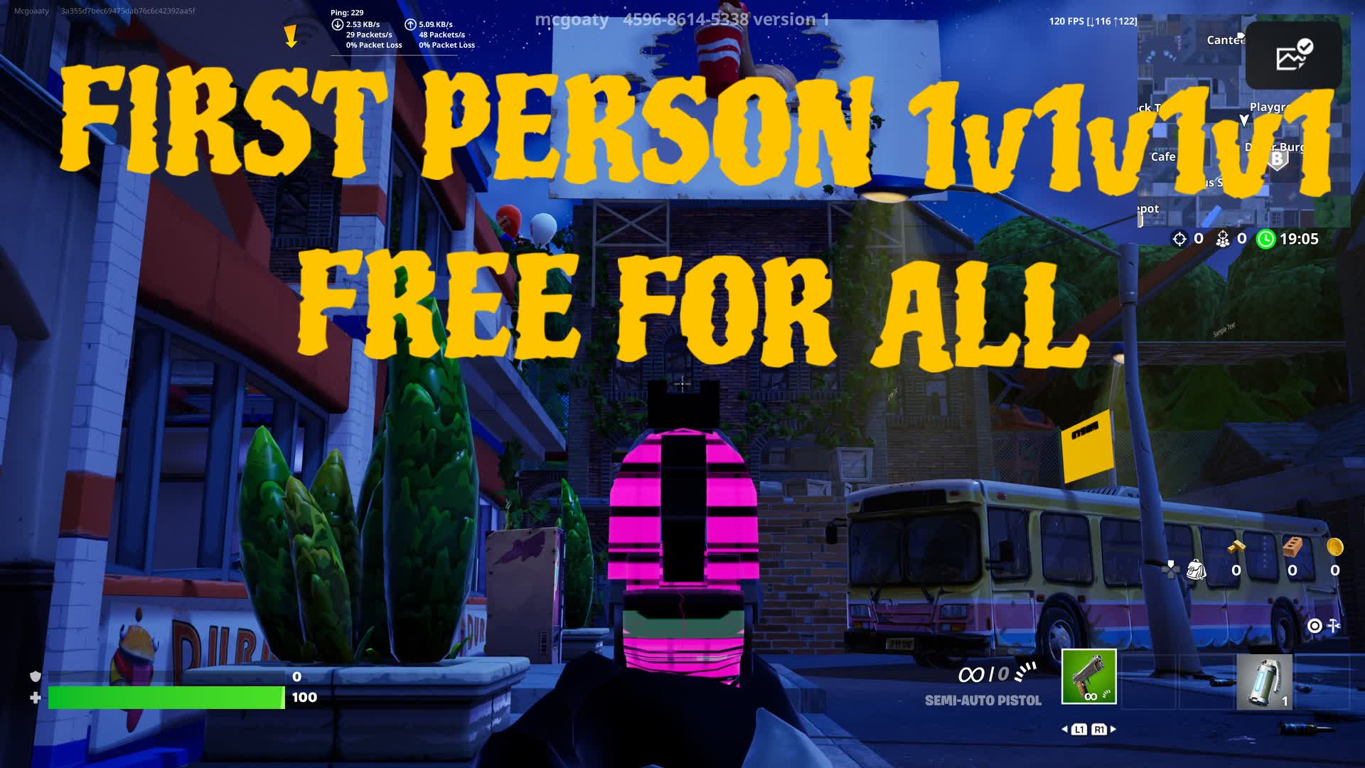 Free for All First Person