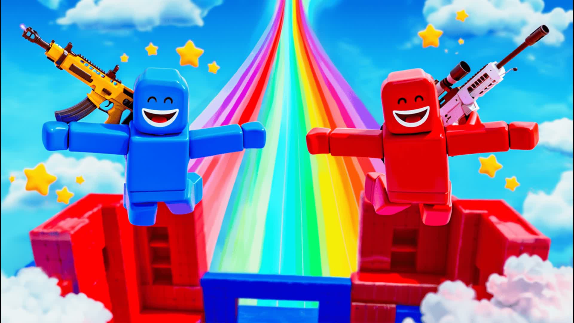 JUMP IN RED VS BLUE 🔴🔵