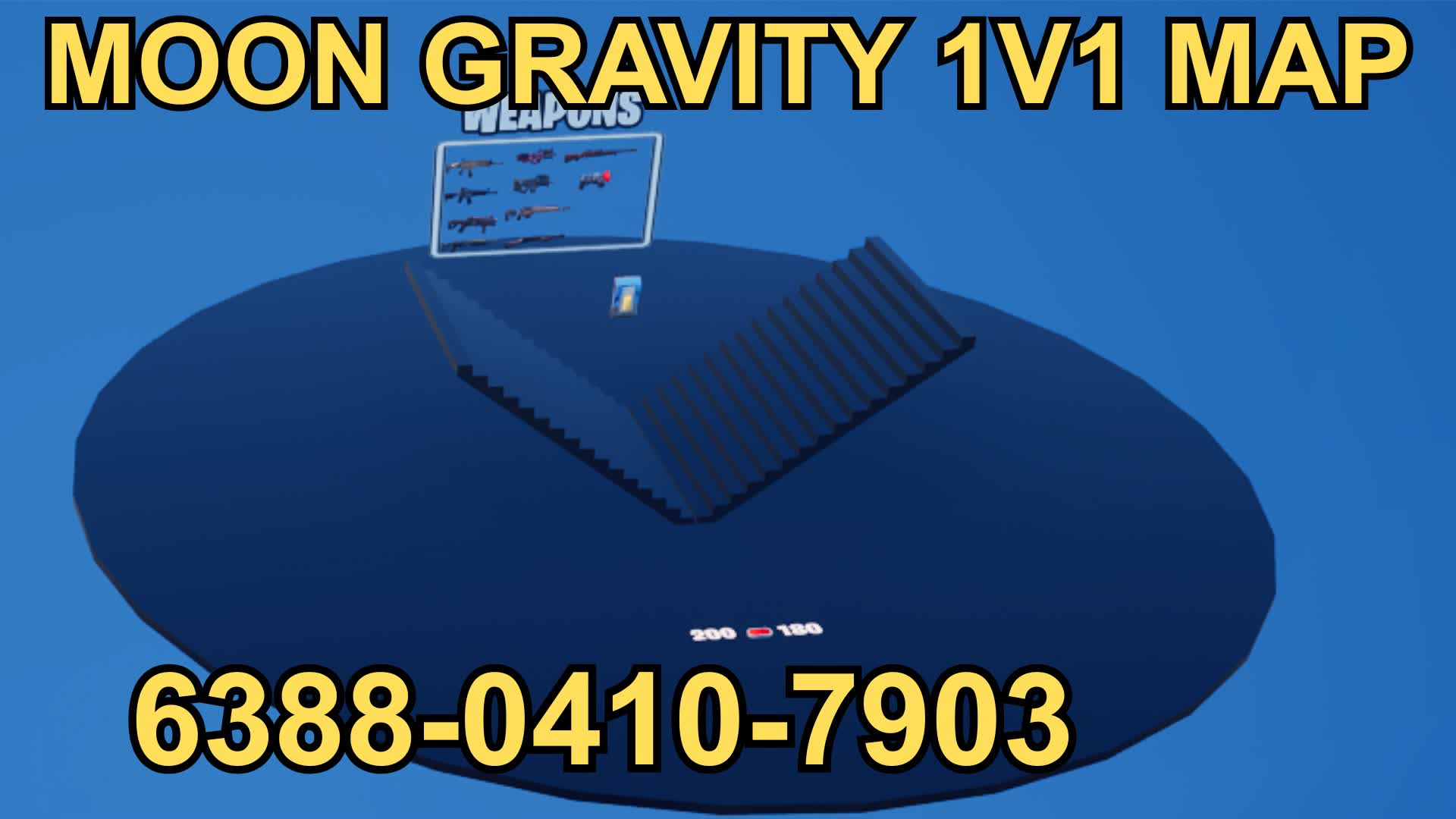 MOON GRAVITY 1V1 MAP