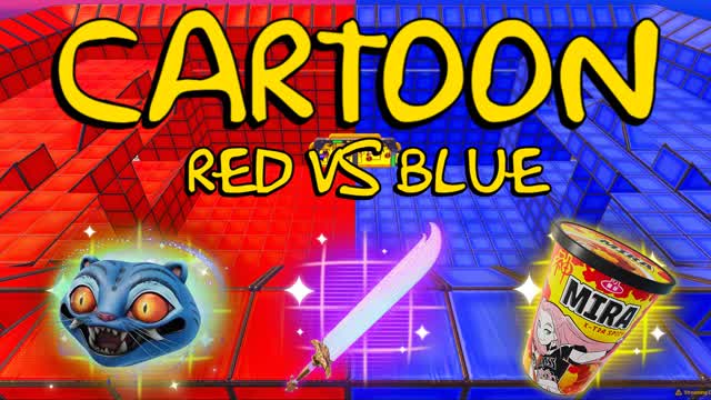 CARTOON RED VS BLUE - KPOP HUNTERS🔴🔵