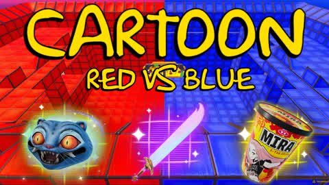 CARTOON RED VS BLUE - KPOP HUNTERS🔴🔵