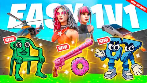 EASY 1V1 🎯 ALL GUNS & VEHICLES 🎯