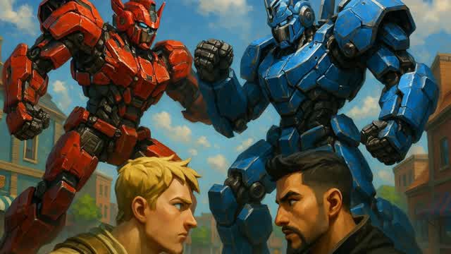 Robot vs Robot Battle