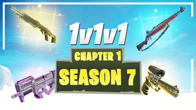 1v1v1 Chapter 1 Season 7 | FFA PvP Arena