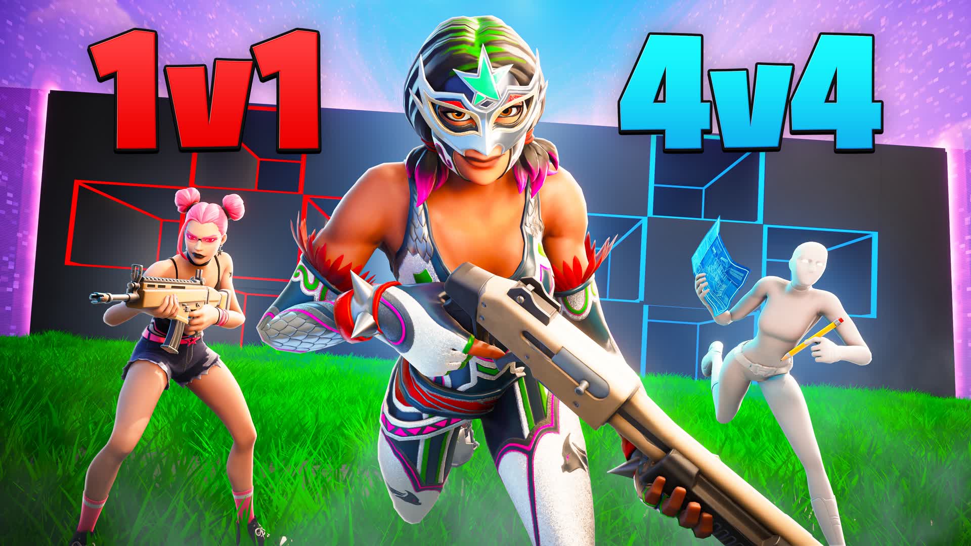 TRAINING ZONE WARS (1V1 TO 4V4)