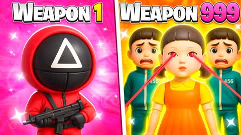 🐙 CHAOS SQUID GUN GAME 🔫 ONE SHOT 🎯