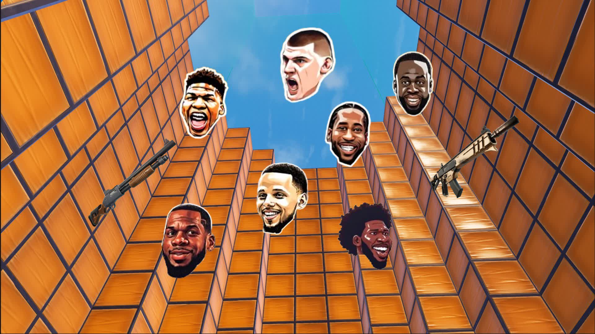 THE PIT BASKETBALL 069359355704 by nicoparmi Fortnite Creative Map Code Fortnite.GG