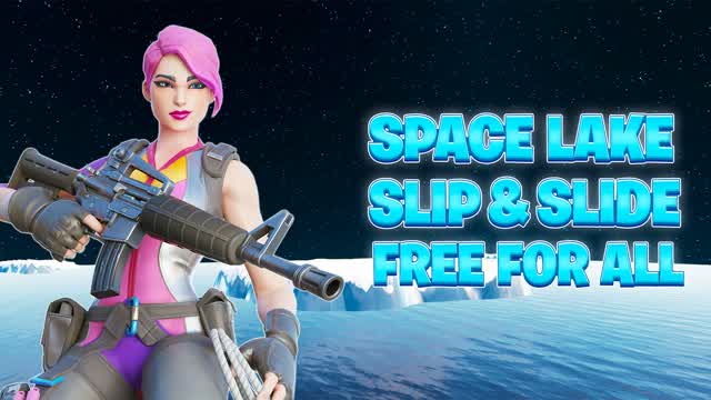 SPACE LAKE SLIP & SLIDE FREE FOR ALL