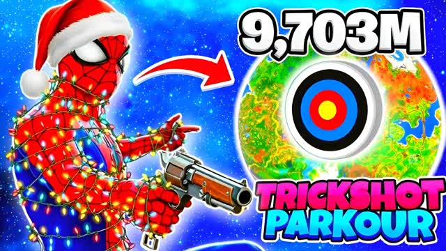 SUPER TRICKSHOT PARKOUR 100+🎯 EASY