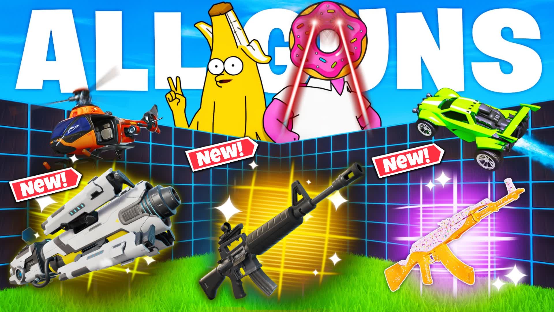 DONUT 1V1 FFA - ALL GUNS & RIDES