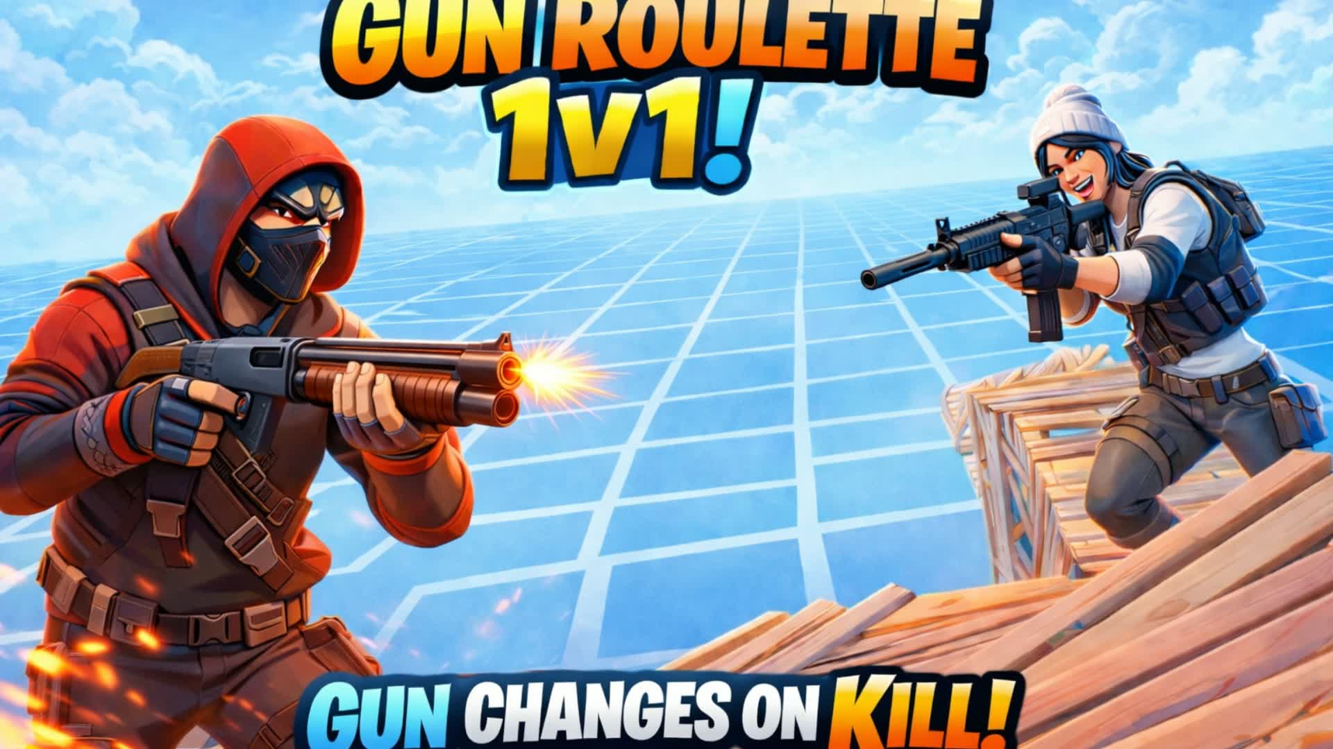 1対1 銃ルーレット