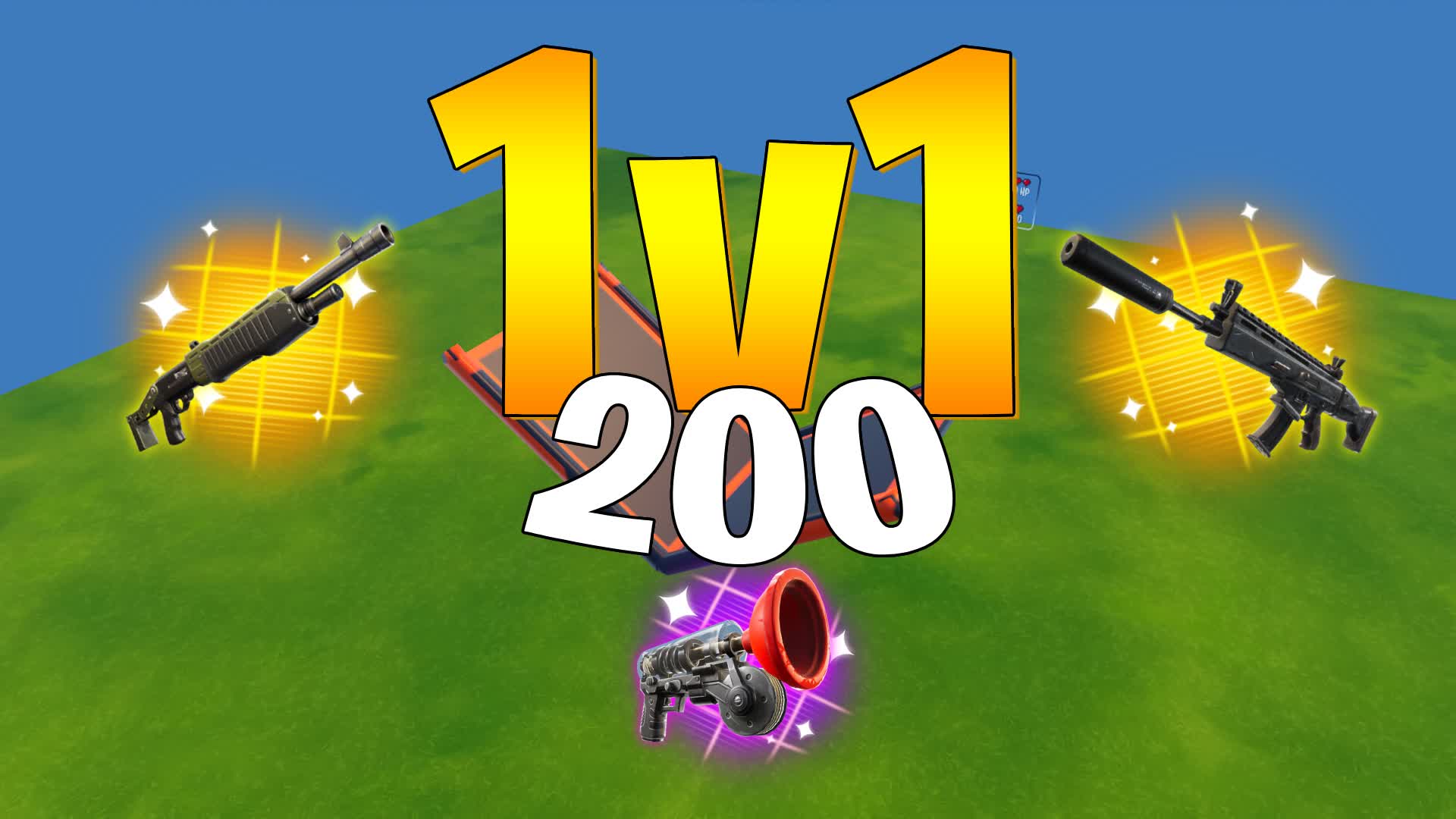 1v1 Build Fight 200