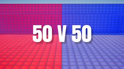 RED VS BLUE 50v50 EDITION 🔴🔵