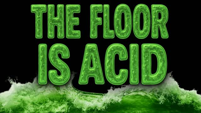 THE FLOOR IS ACID 🧪 Toxic Green Slime