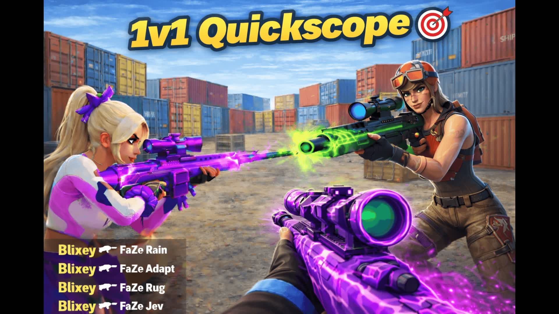 1v1 クイックスコープ ワンショット